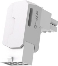 EZDIY-FAB Shield Series 8-Pin PCIe GPU Power Adapter,90-Degree Angled Connector,