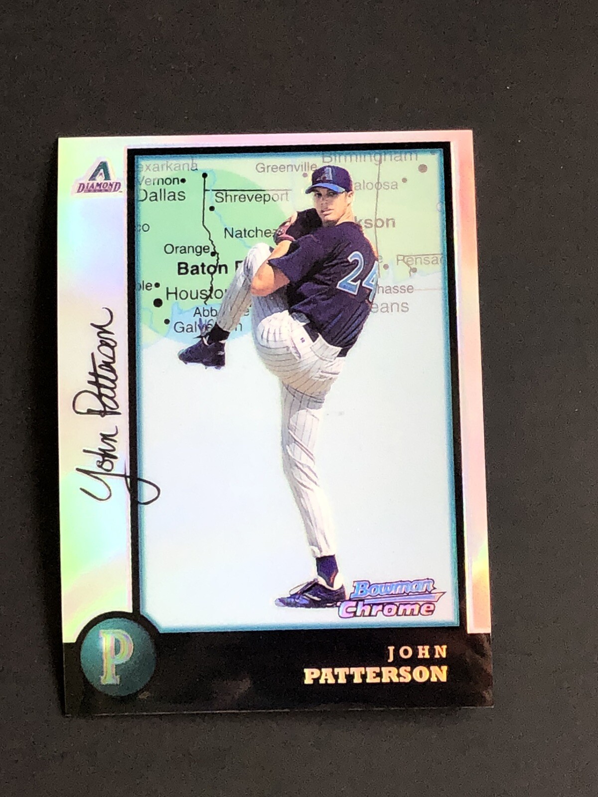 1998 Bowman Chrome International Refractor #207 John Patterson Diamondbacks