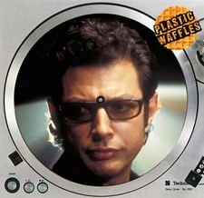 1997 Jeff Goldblum Slipmat 12" LP Scratch Pad Slip Mat DJ Audiophile