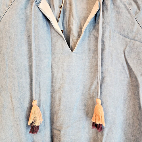 NWT Matilda Jane Womens Maysville Smocked Blouse with Tassels - S - Picture 4 of 17