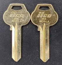 ILCO A1011-L4 Blank Key Blank Keys Set Of Two [2]