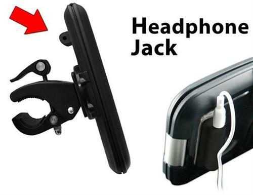 Nueva funda impermeable para teléfono inteligente Pyle PSYCH55 con conector para auriculares + montaje para automóvil - Imagen 6 de 8