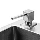 New Brushed Stainless Steel Head Kitchen Sink Liquid Soap Dispenser SATIN Nickel