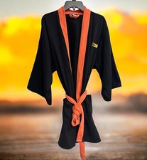 The Robe Factory Star Wars Women  s L/XL Belted Pockets Lounging Robe Black RARE