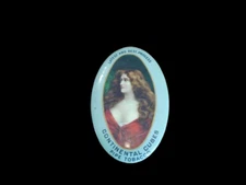 Antique Advertising Pocket Mirror - Continental Cubes Pipe Tobacco