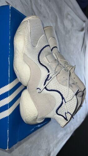 Size 10.5 - adidas Crazy BYW LVL 1 White Purple - Picture 2 of 5