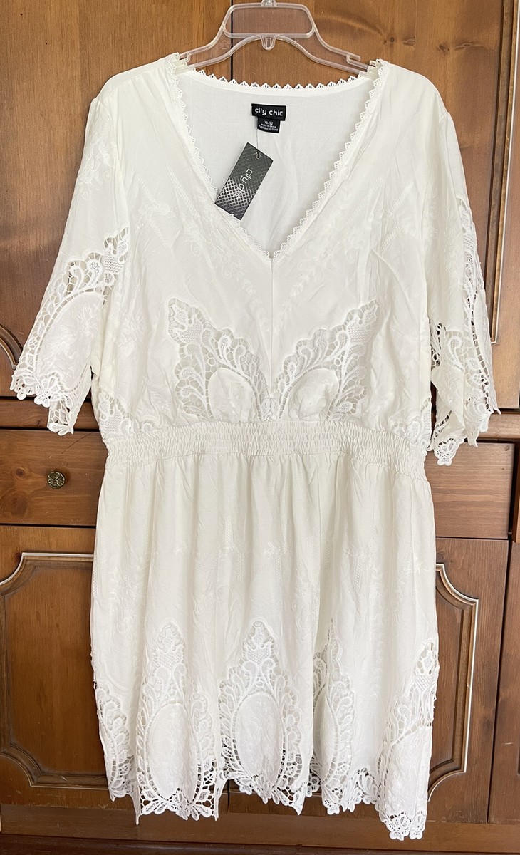 White dress city clearance chic