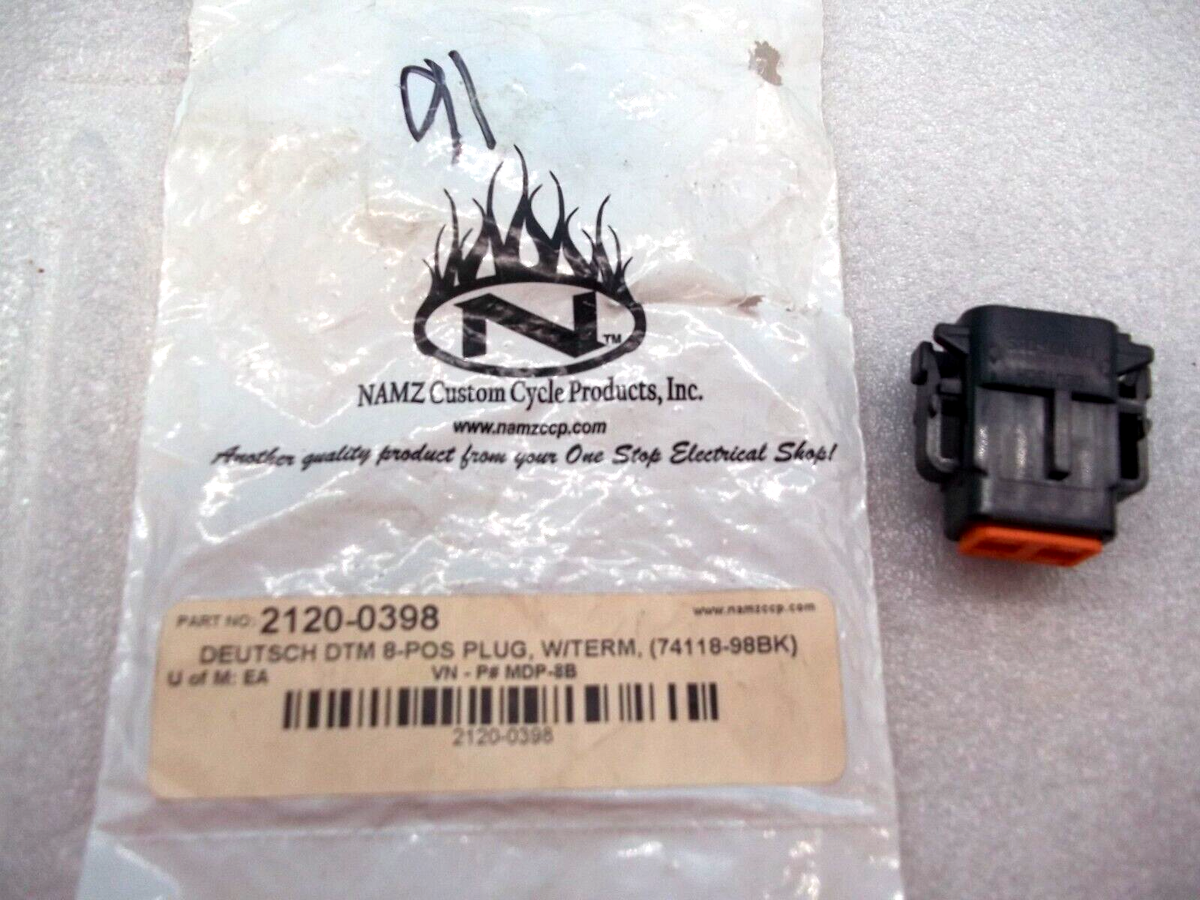 Namz Deutsch DTM Plug Kit MDP-8B 2120-0398 8-Pin Female (HD