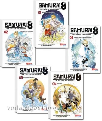 Samurai8 Komplett-Pack Band 1-5, Carlsen Manga, Deutsch, NEU
