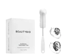 Beautybio Glofacial Treatment Tips + Cleaning Brush Set Replacement Sealed E5