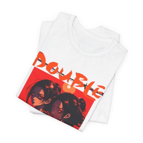 Asian Manga Samurai Girls Portrait T-shirt, Onna-musha Illustration Tee, Unisex - Picture 17 of 168