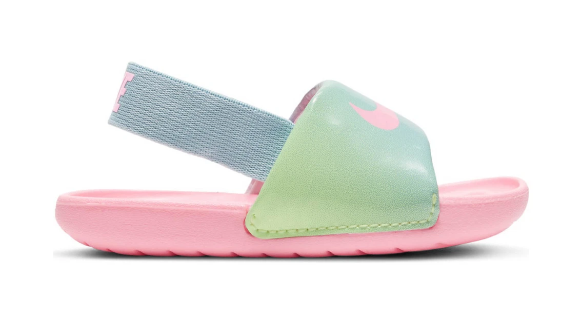 Woud Eigenlijk tv Nike Kawa SE Slides Toddler Sandals Baby Pink OR MINT GREEN | eBay