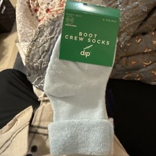 New Dip Boot Crew Socks Baby Boy 0-12 Months Really Cute..