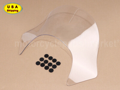 Clear Windshield For Harley Dyna, Softail, Sportster 883 & 1200 | POMT Brand