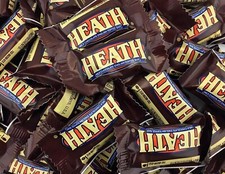 HEATH Miniatures Candy Bars Milk Chocolate English Toffee Bars ONE POUND 