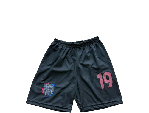 Lamine Yamal Maglia Da Calcio per Bambini N. 19, Set Completo Da Calcio Barca Co - Foto 5 di 6