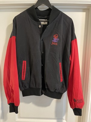 Vintage 90s Java Sun Microsystems Computer Jacket Sz Large Tech Software