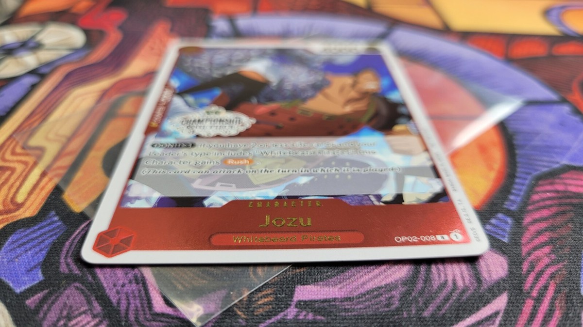 Jozu OP02-008 Store Championship Tournament Promo One Piece Card