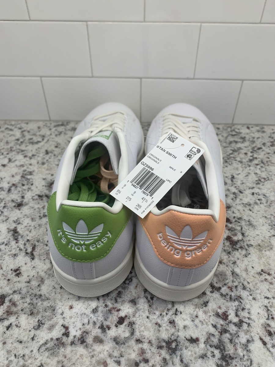 専用⑰ Adidas Men's Stan Smith Miss Piggy and Kermit Shoes Cloud White