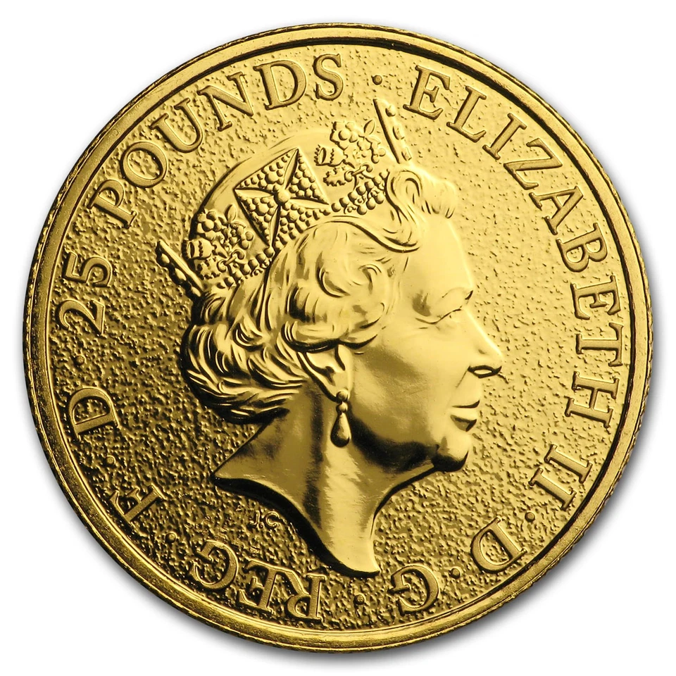 2017 Great Britain 1/4 oz Gold Queen's Beasts The Griffin - Image 2 of 2