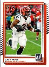 2025 Donruss Football - Zack Moss - Cincinnati Bengals - Base - #123