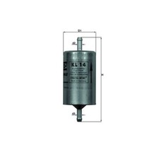 ORIGINAL® Knecht Kraftstofffilter für Opel VECTRA B ASTRA F CC ASTRA F Caravan