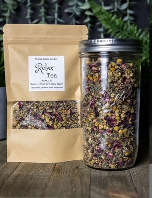 Handcrafted Herbal Tea Blend Hair Growth Tea & Relaxation Tea 100% Natural Tea