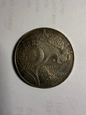 1972-F Germany 10 Deutsche Mark Silver XX Summer Munich Olympic Coin