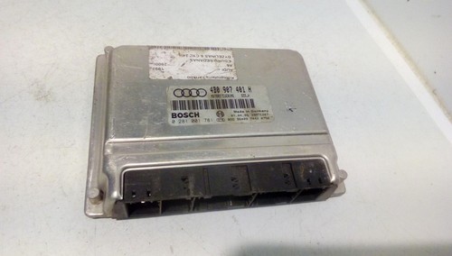 AUDI A6 4B2, C5 Motorsteuergerät ECU 4B0907401H 2.5 Diesel 110kw 1998 27707507