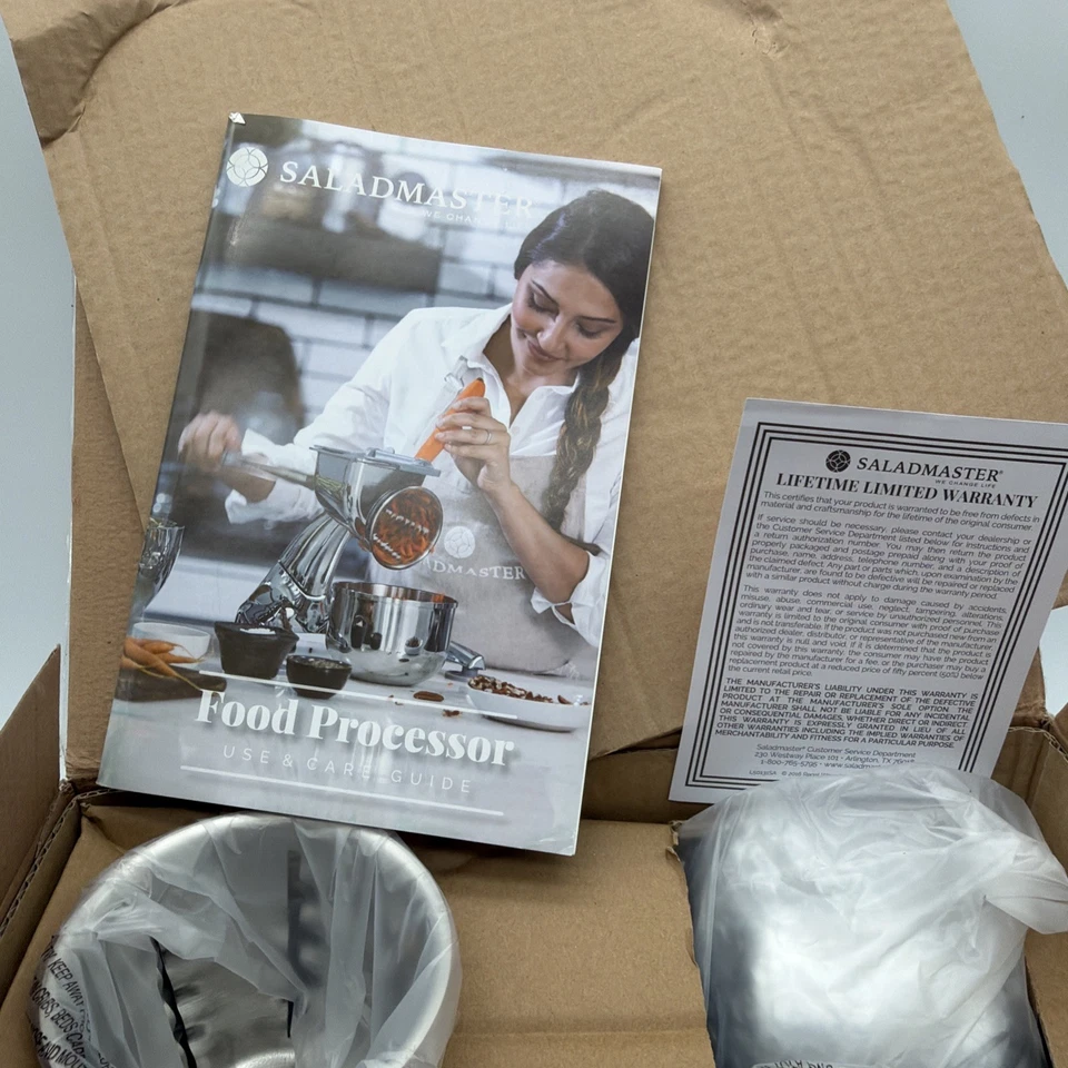Procesador de alimentos Saladmaster de acero inoxidable SA205-SC nuevo caja abierta Foto 3 de 4