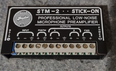 RADIO DESIGN LABS-RDL-STM-2-PROFESSIONAL LOW NOISE MICROPHONE PREAMP-VERY NICE!