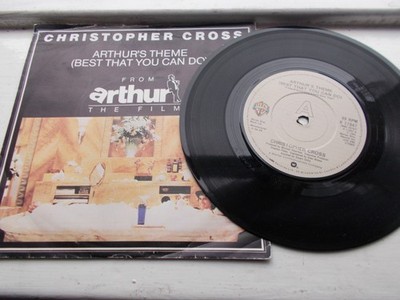 Arthur's Theme [Best you can do]  Christopher Cross  K17847   1981  7''  PS vinyl