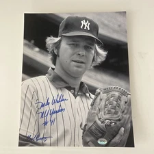 Mike Wallace #41 Signed New York Yankees  8x10 Type ll Photo Michael Grossbardt