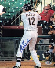 Clint Barmes Houston Astros Signed 8x10 Photo PSA