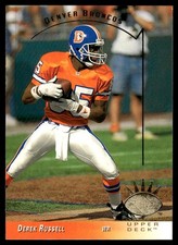 Derek Russell 1993 SP #80 Denver Broncos NFL READ FREE SHIPPING AutographDen