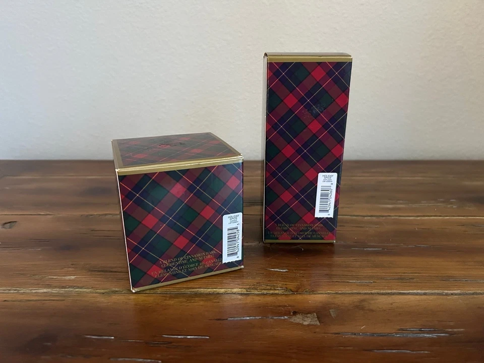 Ralph Lauren Holiday Spice Fragrance Diffuser & 7oz Scented Candle Set Christmas - Image 2 of 4