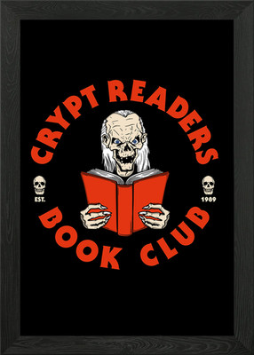 Crypt Readers Framed Wall Art Poster Canvas Print Picture