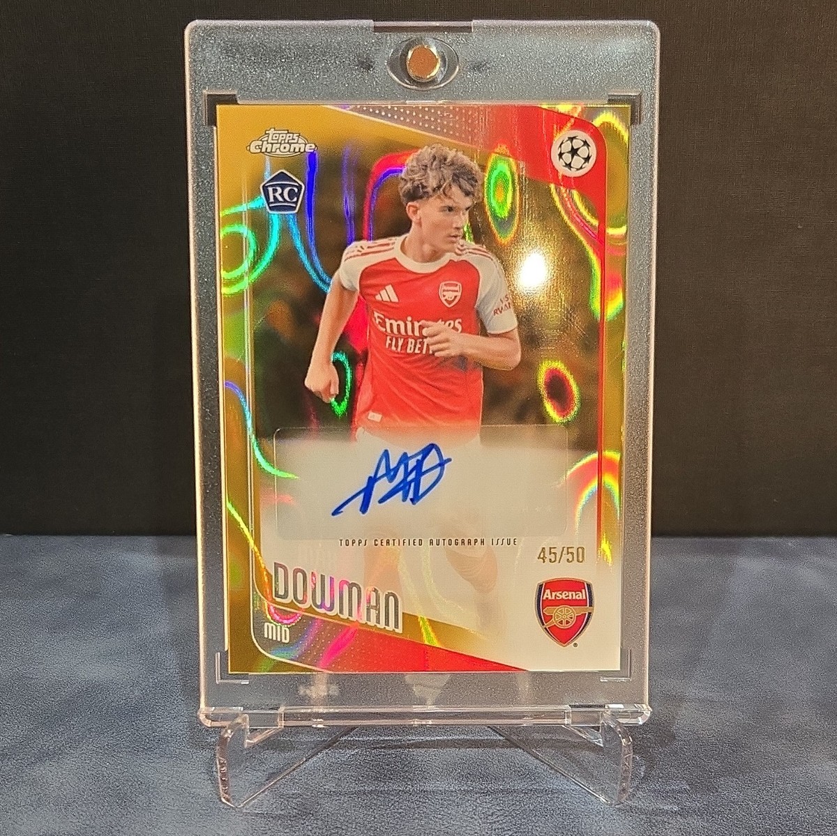 2025-26 Topps Chrome Premier League - Autographs Max Dowman #CA-MD