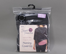 Secret Treasures Nursing Cover-Up Wrap Black XL-3XL Super Soft 3 Ways to Wear