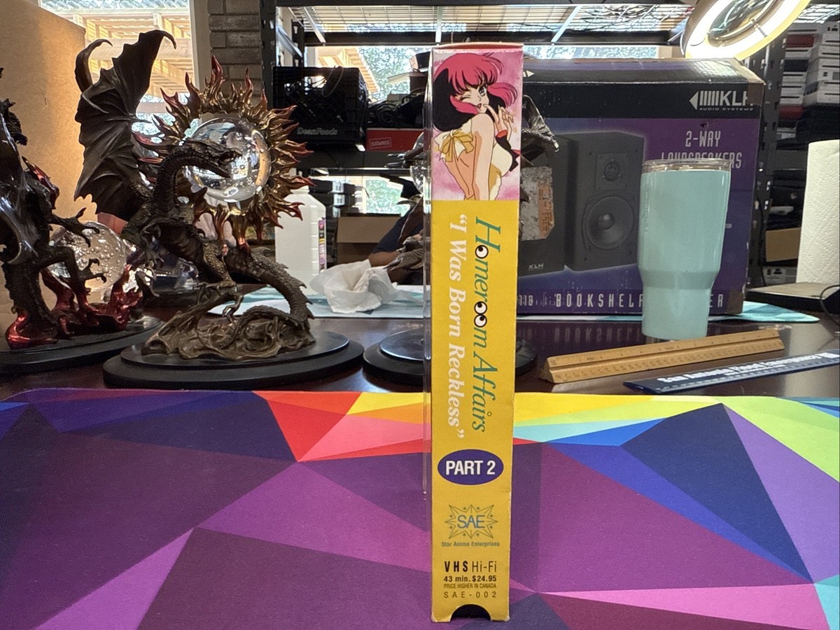 Homeroom Affairs Part 2 VHS I Was Born Reckless Japanese Style