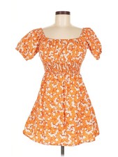 Faithfull the Brand Women Orange Casual Dress 6