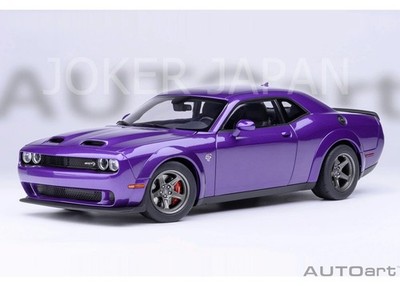 AUTOart Dodge Challenger SRT Super Stock 2023 (Pearl Purple) 71768 1/18 JDM