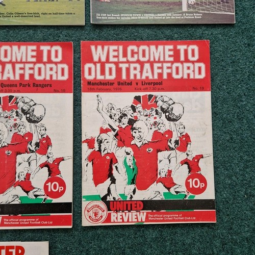 Manchester United Spiele 70er & 80er Jahre gemischtes Konvolut x 14 Fußball - Bild 14 von 20