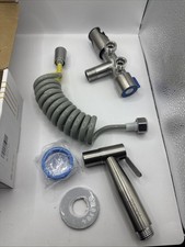 Toilet Shattaf Adapter Hose Bidet Spray Stainless Steel Handheld Shower Head N