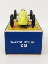 Miniature Matchbox Maserati 4 CLT/1948 - Modèle Rare Couleur Jaune - Réf. 52