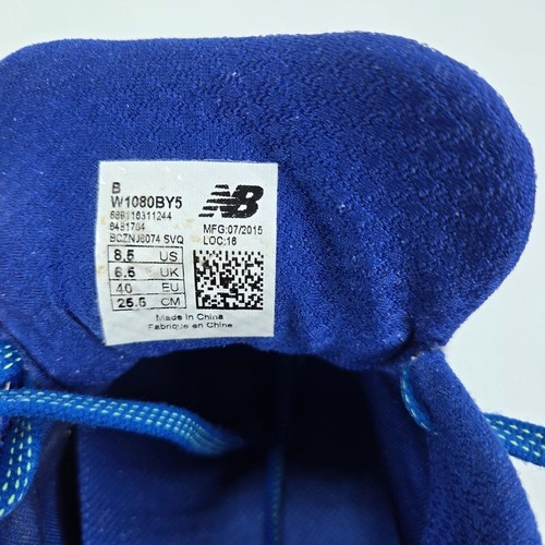 New Balance Running Athletic Sneakers Blue Yellow N2 Cushioning Women's US 8.5 - Picture 2 of 15