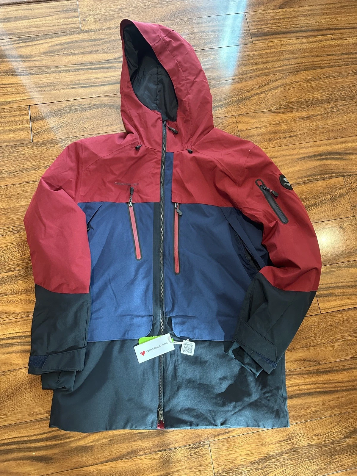 Obermeyer Cirque Jacket Men’s Large Rustic Red Ski Snowboard Coat NWT $349 New