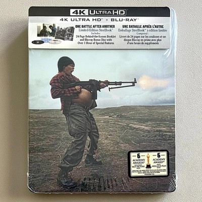 One Battle After Another 4k UHD + Blu Ray STEELBOOK 2 Disc Limited Edition NEW