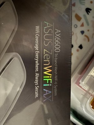 ASUS ZenWiFi AX6600 Tri-Band Mesh WiFi 6 Router 6600Mbps 2-Pack White