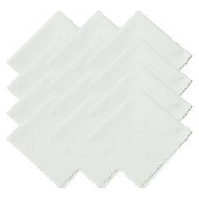 12 Pcs Microfiber Cleaning Cloth for Glasses 12" x 12" Eyeglass Cloth, Gray